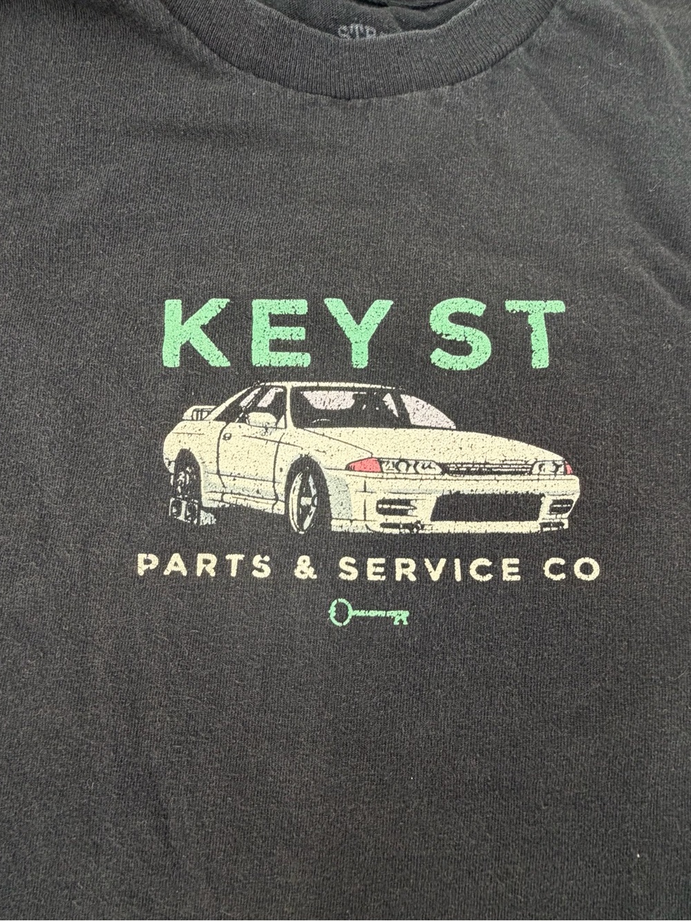 KEY ST Black Graphic Tee - Car Parts Logo - Picture 3 of 4